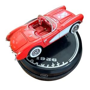 Enesco 1956 Chevrolet Corvette Musical Car Plays Wouldn't It Be Nice Red C1 Toy
